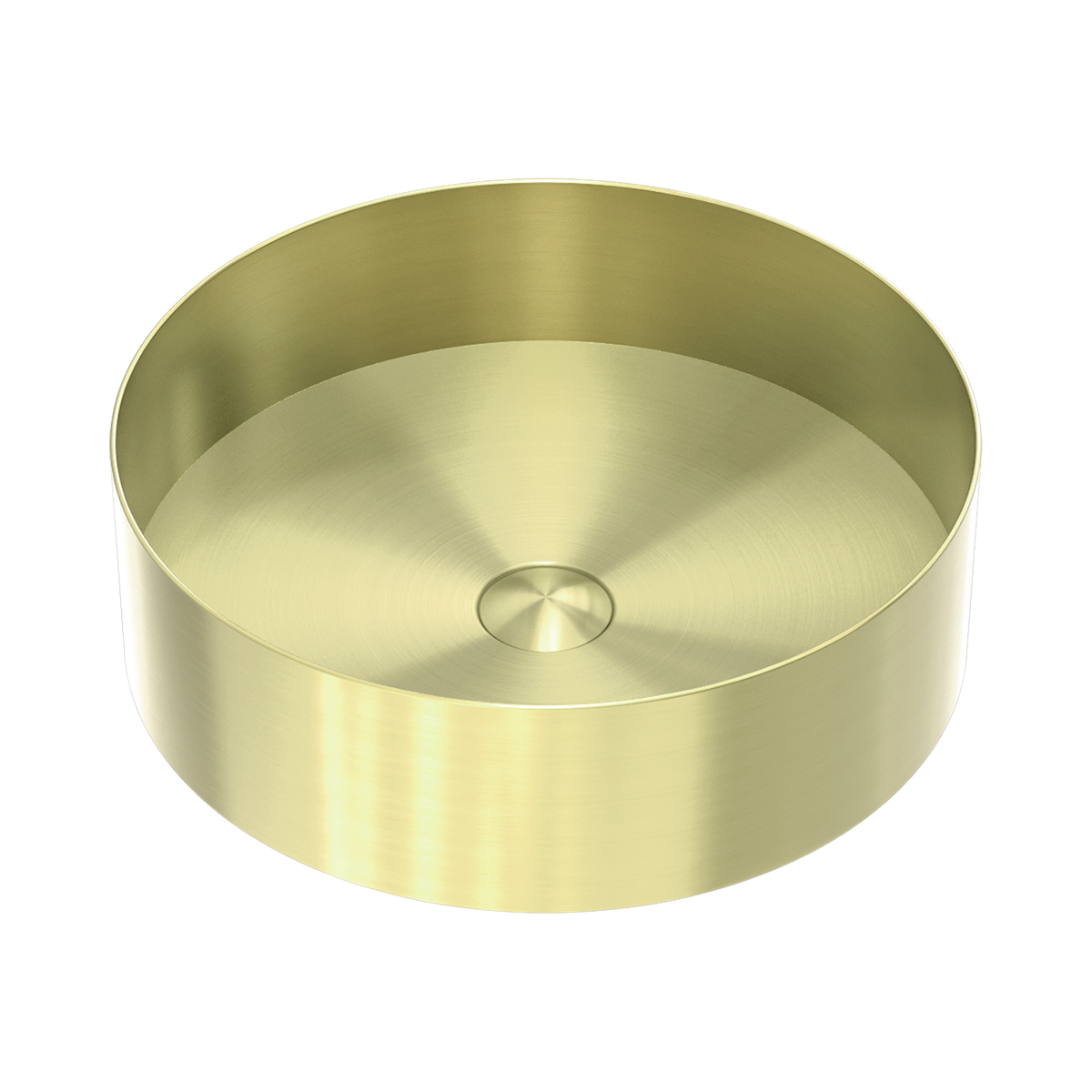 Opal Round 400mm Stainless Steel Basin Brushed Gold