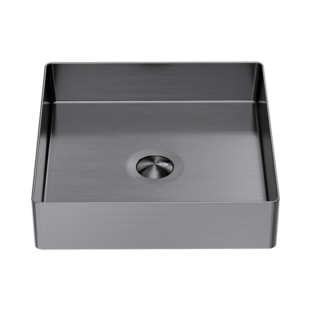 Opal Square 400mm Stainless Steel Basin Graphite