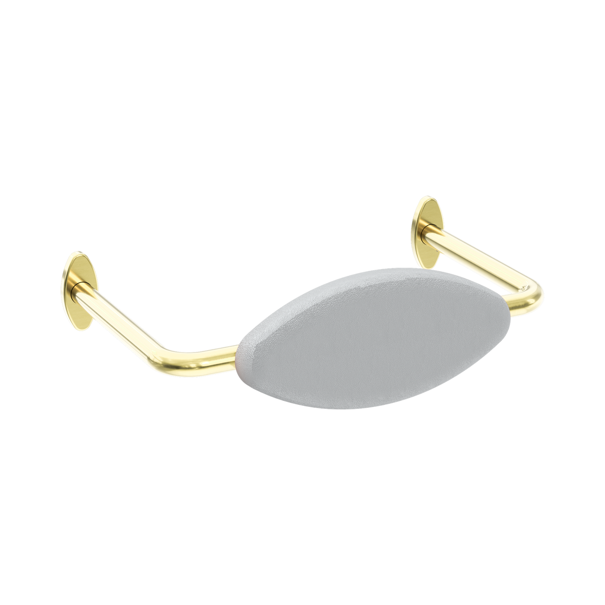 Mecca Care DDA Accessible Toilet Backrest Brushed Gold