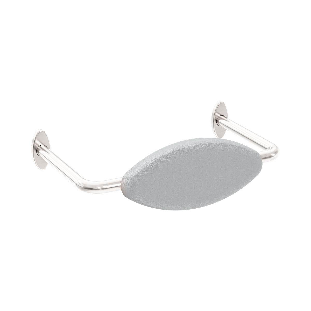 Mecca Care DDA Accessible Toilet Backrest Brushed Nickel