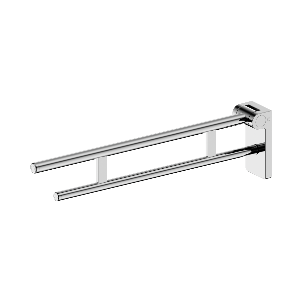 Mecca Care Foldable Toilet Support Arm Chrome