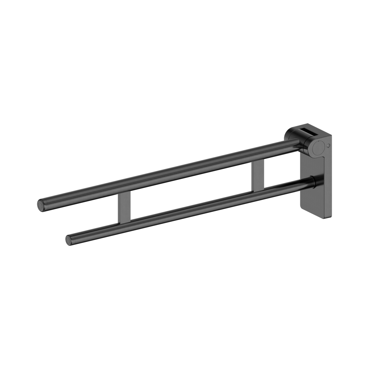Mecca Care Foldable Toilet Support Arm Gun Metal