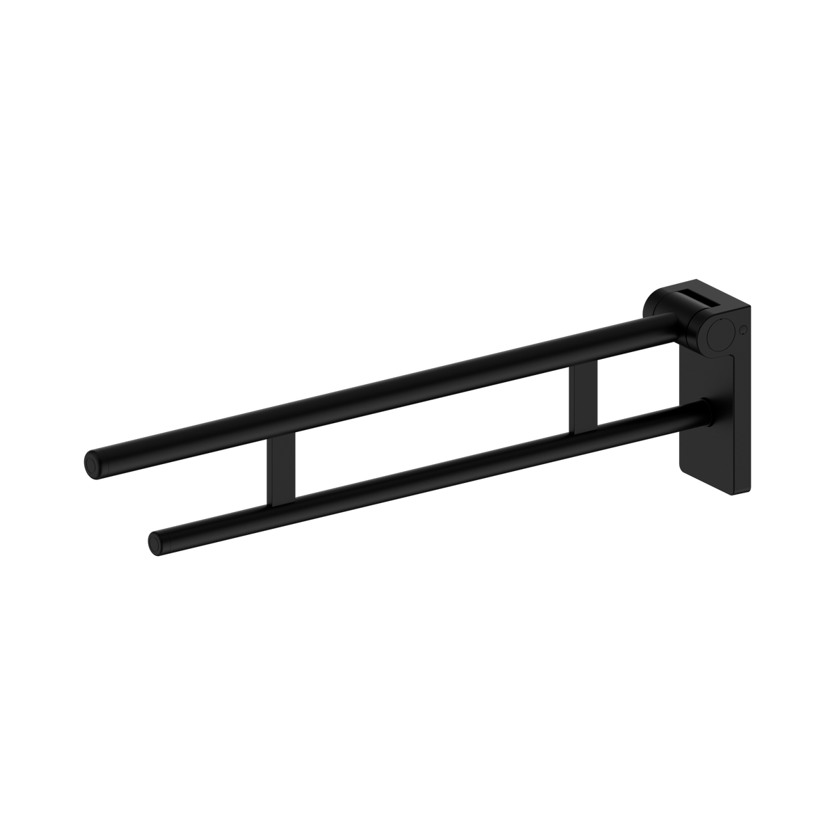 Mecca Care Foldable Toilet Support Arm Matte Black