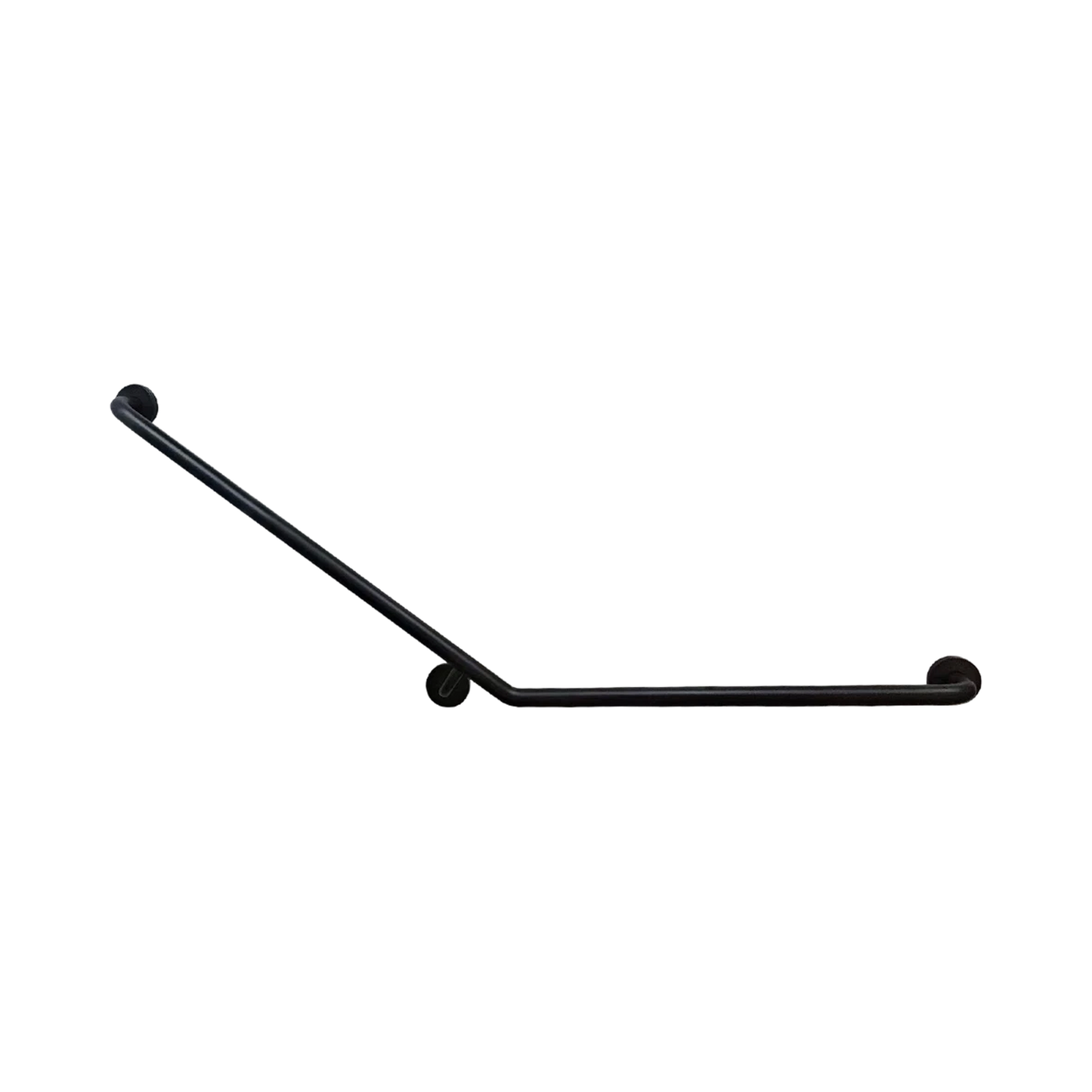 Classic Care SS304 800X700 140 Degrees Left Hand (Concealed Fixing) Matte Black