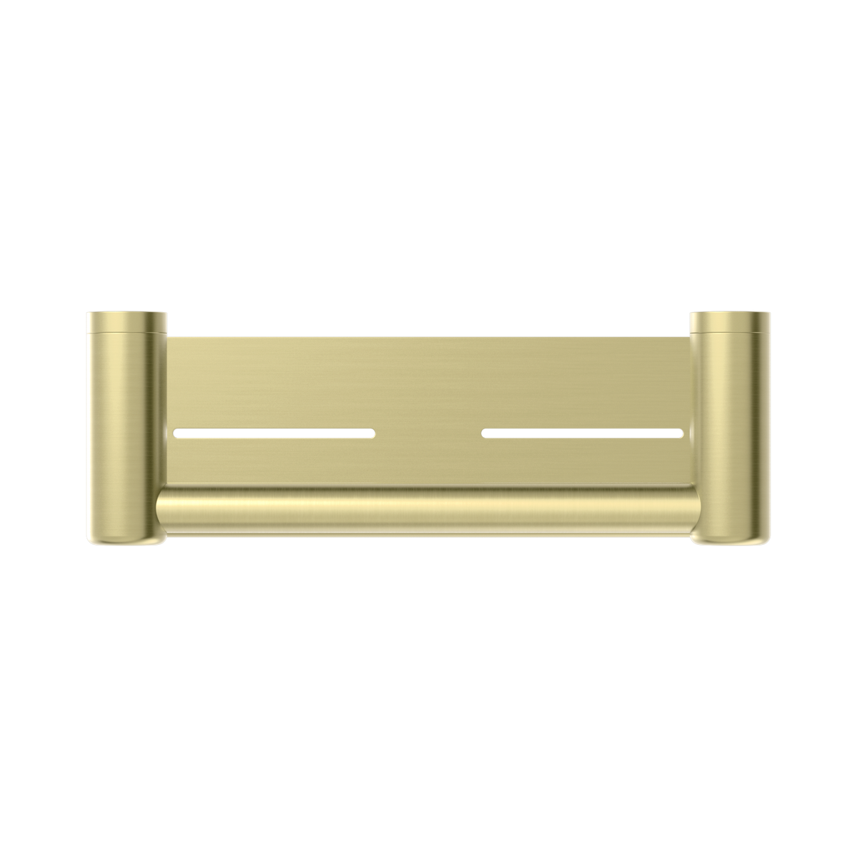 Mecca Care 25mm Grab Rail With Shelf 300mm Brushed Gold