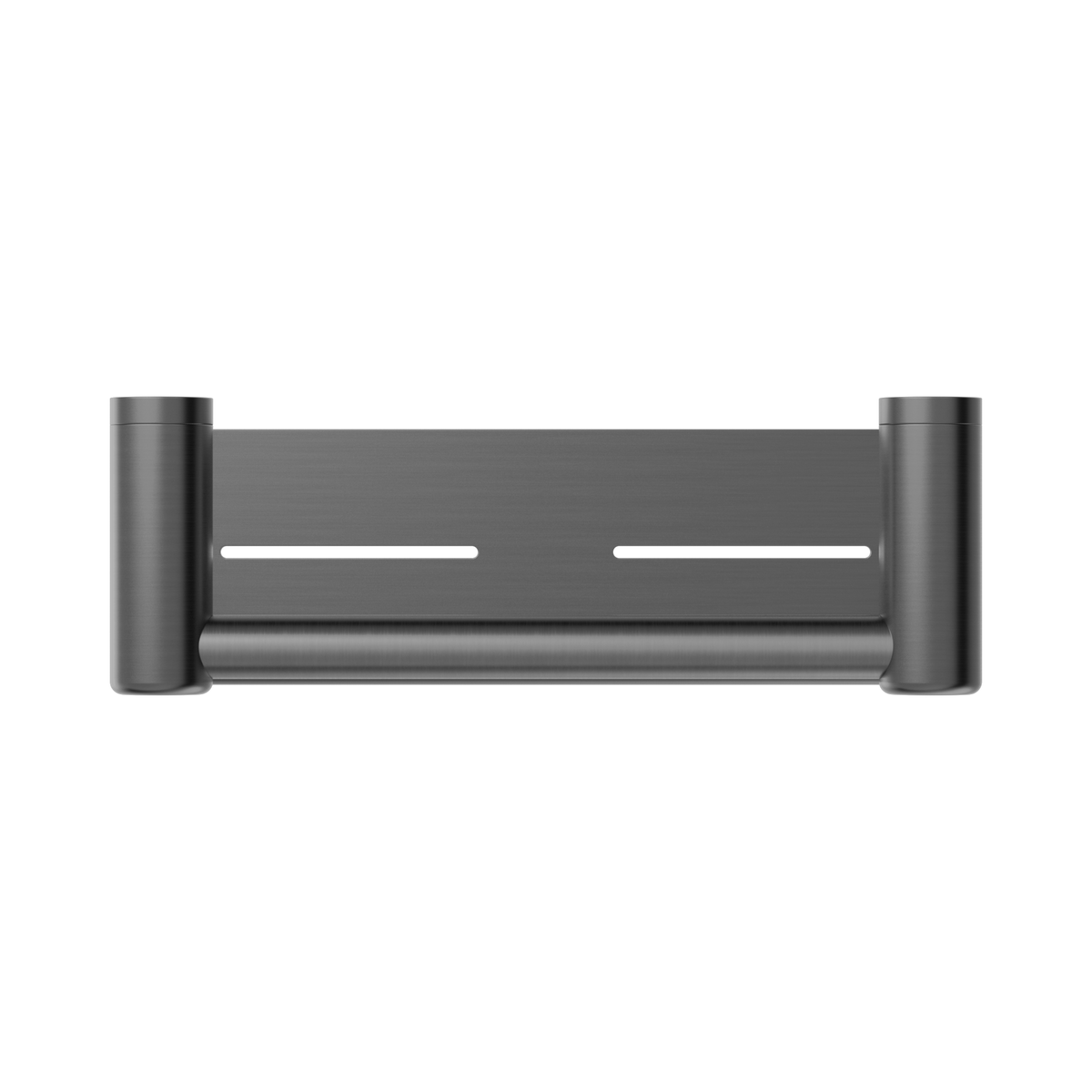 Mecca Care 25mm Grab Rail With Shelf 300mm Gun Metal