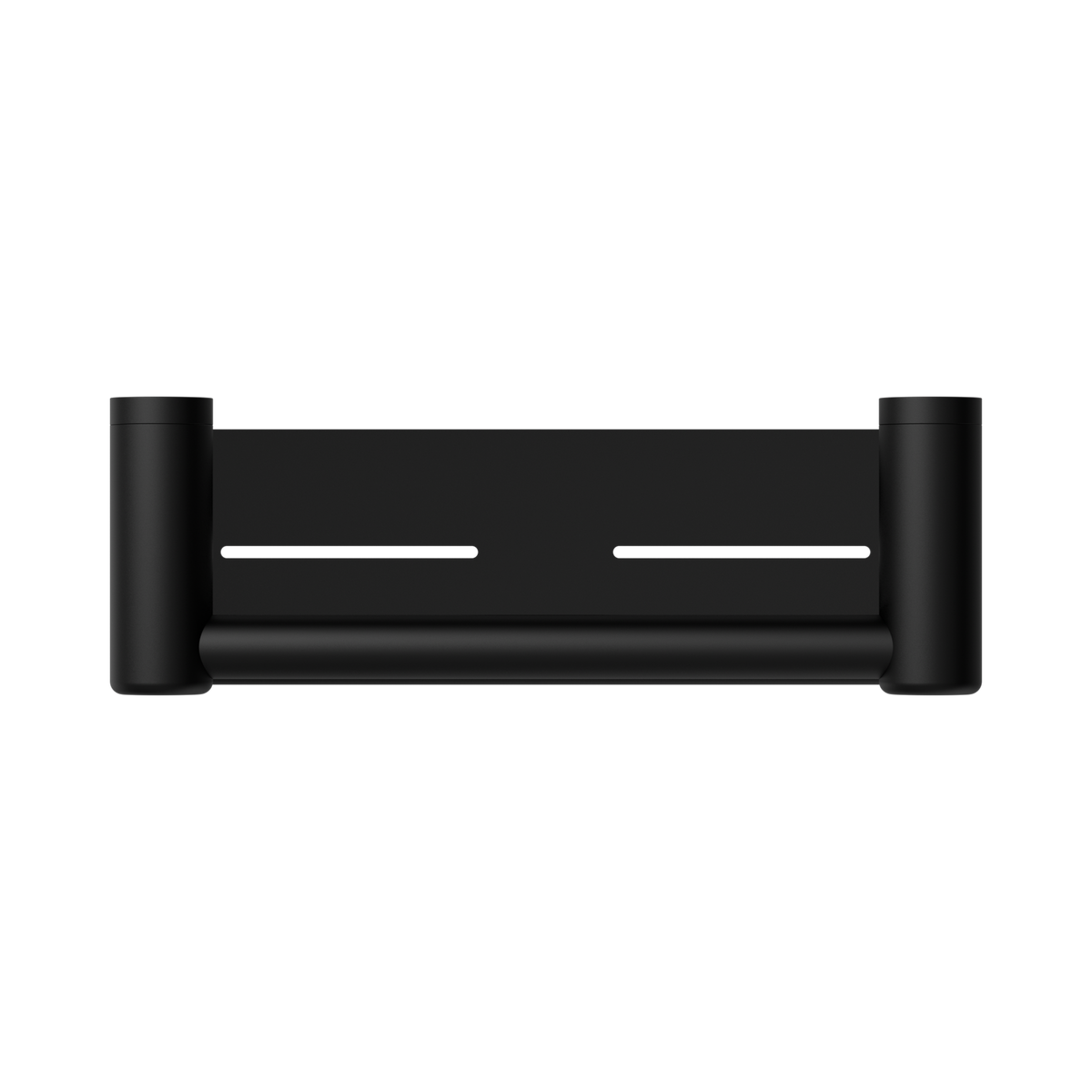 Mecca Care 25mm Grab Rail With Shelf 300mm Matte Black