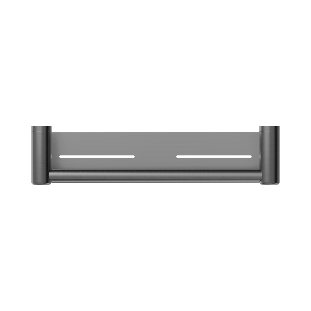 Mecca Care 25mm Grab Rail With Shelf 450mm Gun Metal