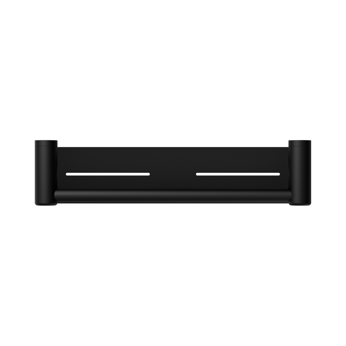 Mecca Care 25mm Grab Rail With Shelf 450mm Matte Black