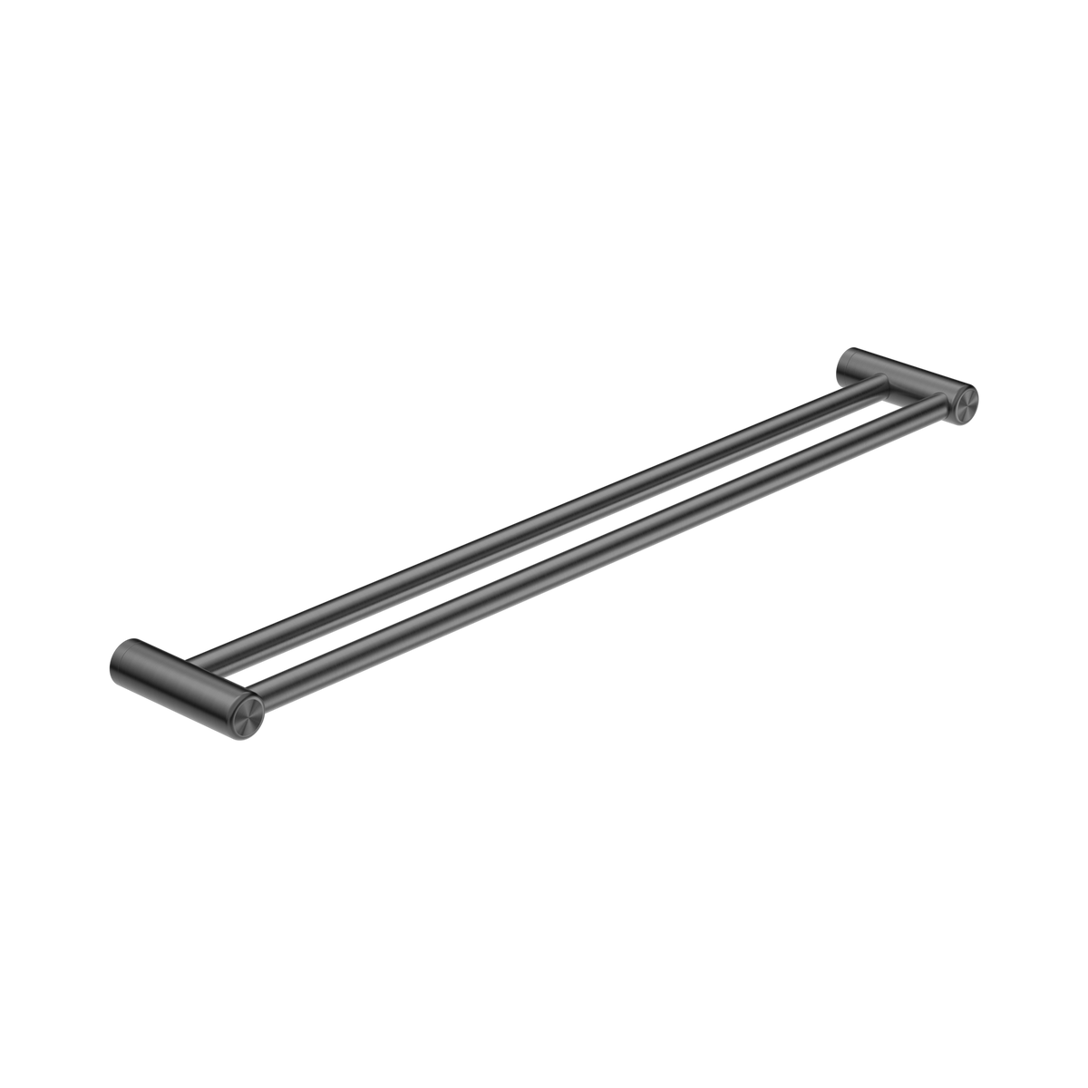 Mecca Care 25mm Double Towel Grab Rail 900mm Gun Metal