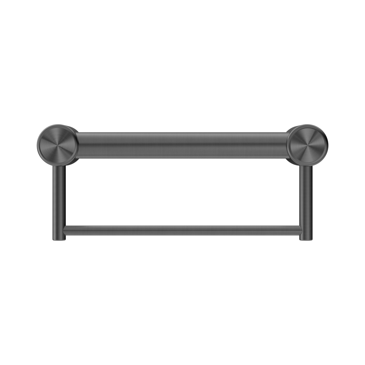 Mecca Care 32mm Grab Rail With Towel Holder 300mm Gun Metal