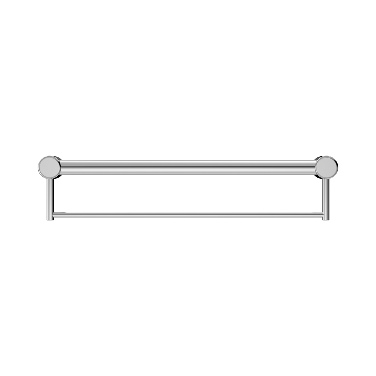 Mecca Care 32mm Grab Rail With Towel Holder 600mm Chrome