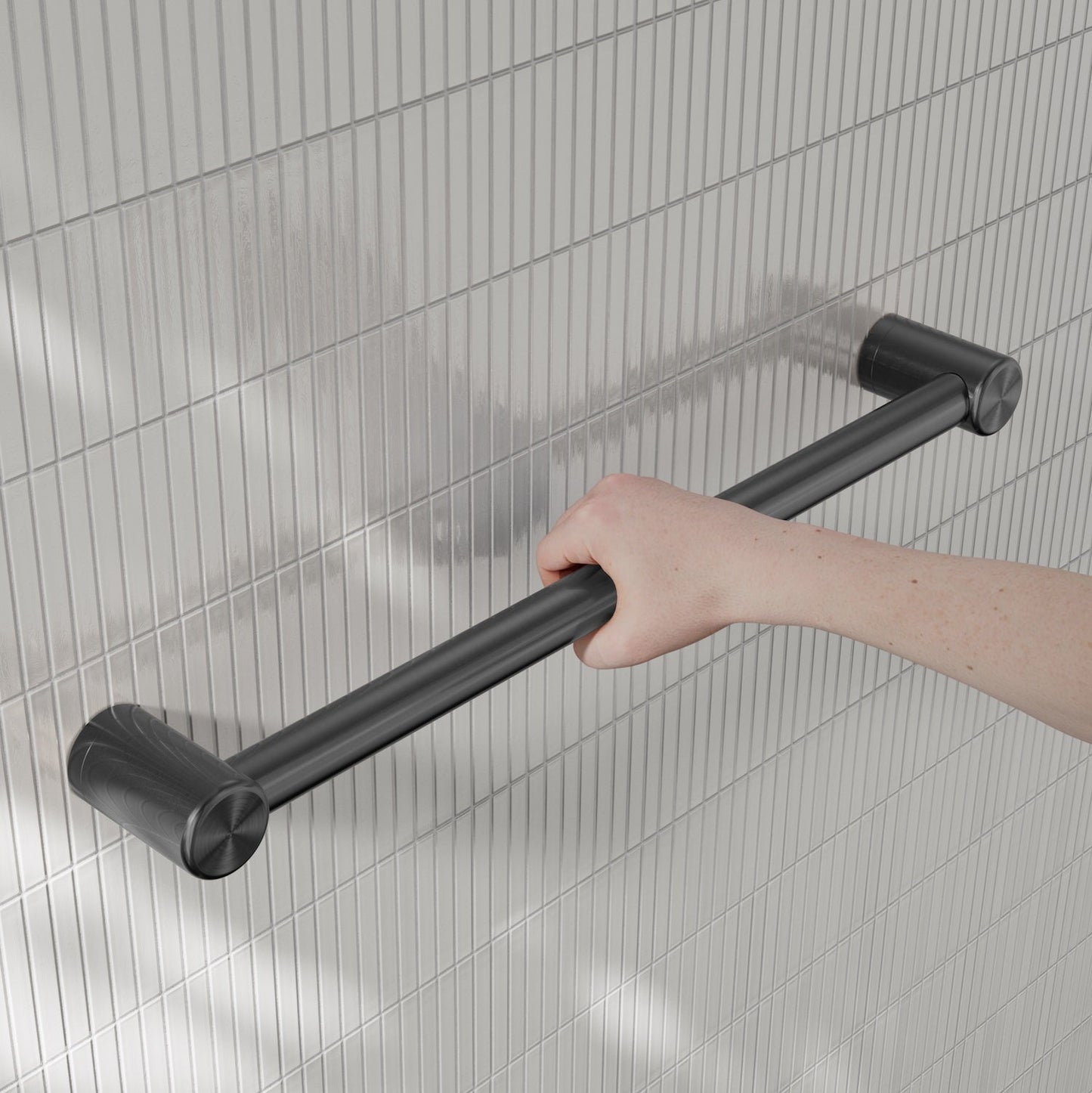 Nero Mecca Care 32mm Grab Rail 600mm Gun Metal