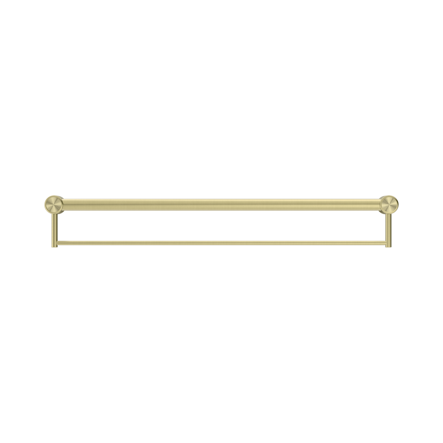 Mecca Care 32mm Grab Rail With Towel Holder 900mm Brushed Gold