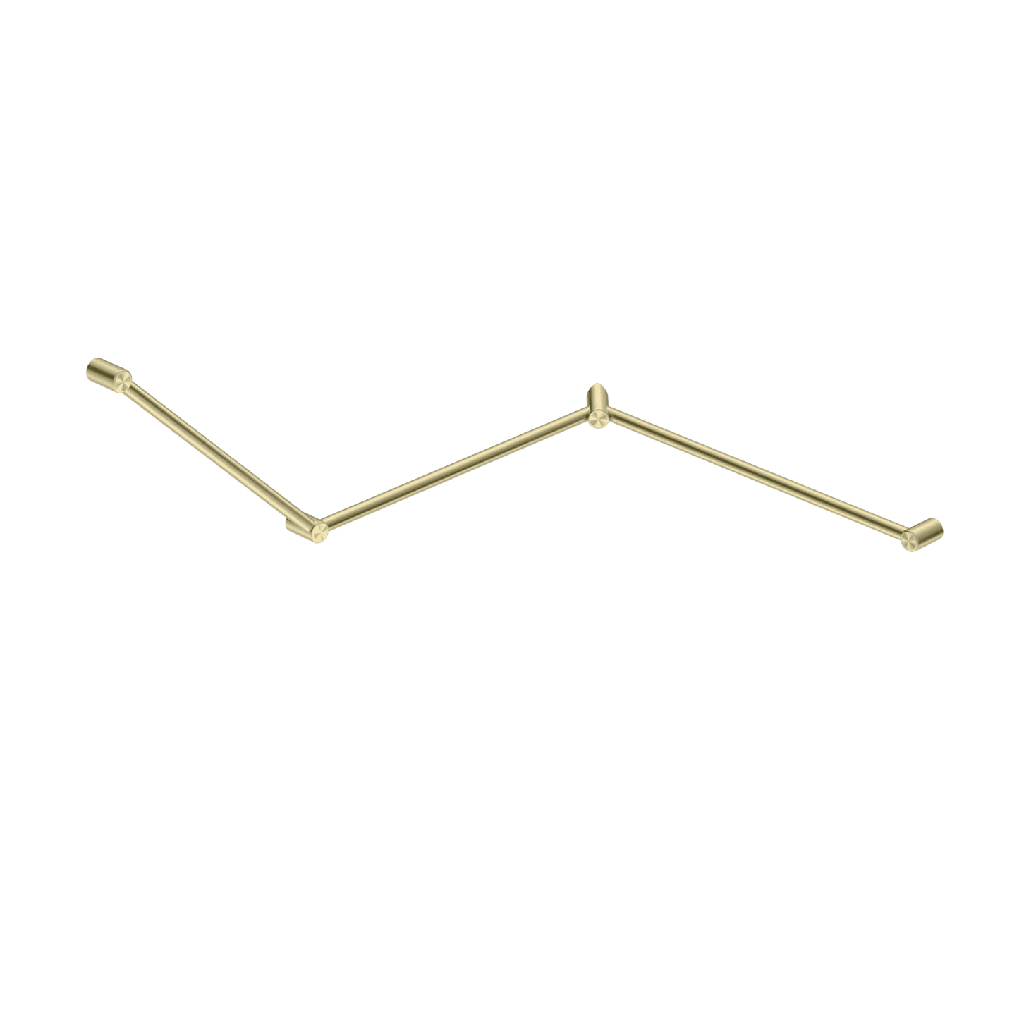 Mecca Care 32MM Dda Toilet Grab Rail Set 45 Degree Continuous 750X965X1025MM - Reno Spares