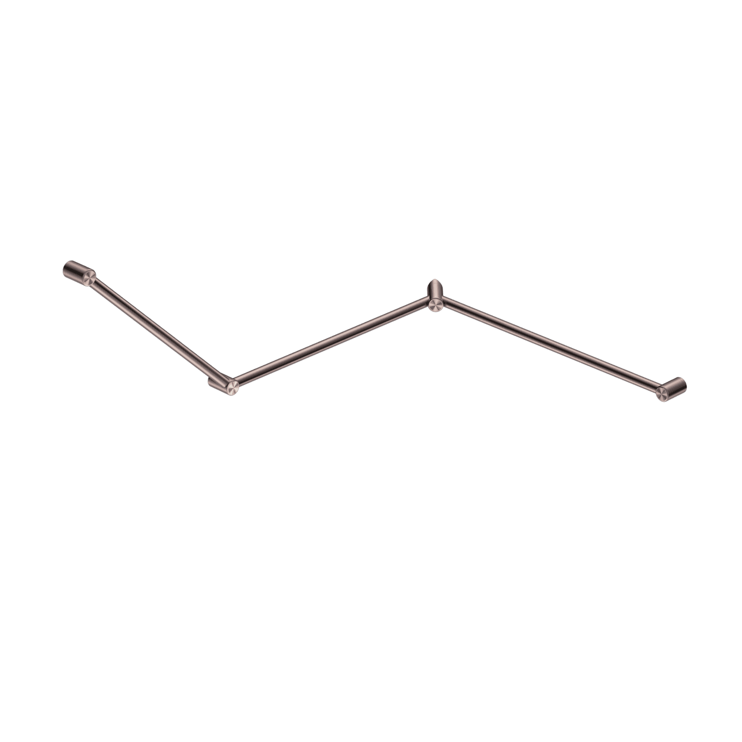 Mecca Care 32MM Dda Toilet Grab Rail Set 45 Degree Continuous 750X965X1025MM - Reno Spares