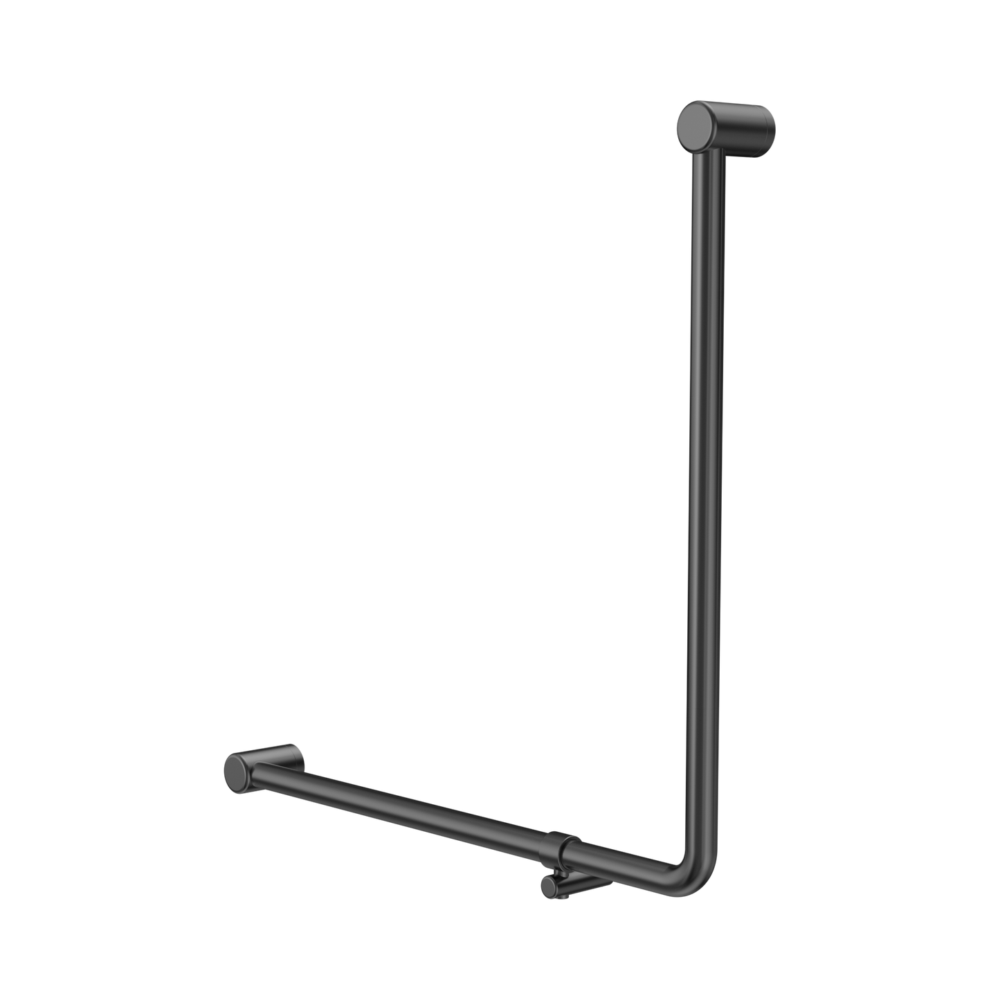 Mecca Care 32mm 90 Degree NZ4121 Accessible Toilet Grab Rail 750X750mm Gun Metal