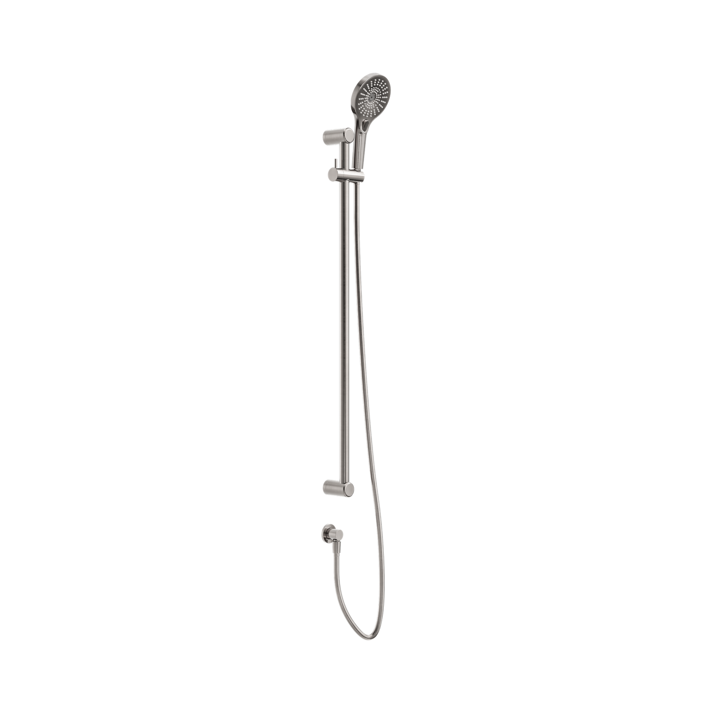 Mecca Care 25mm Grab Rail And Adjustable Shower Rail Set 900mm Brushed Nickel