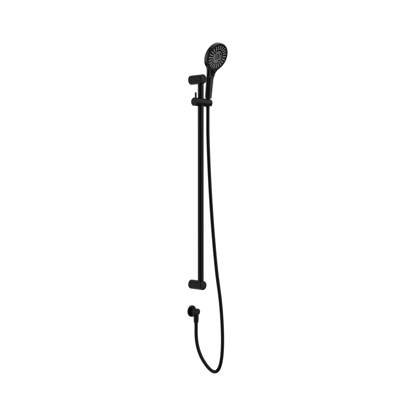 Mecca Care 25mm Grab Rail And Adjustable Shower Rail Set 900mm Matte Black