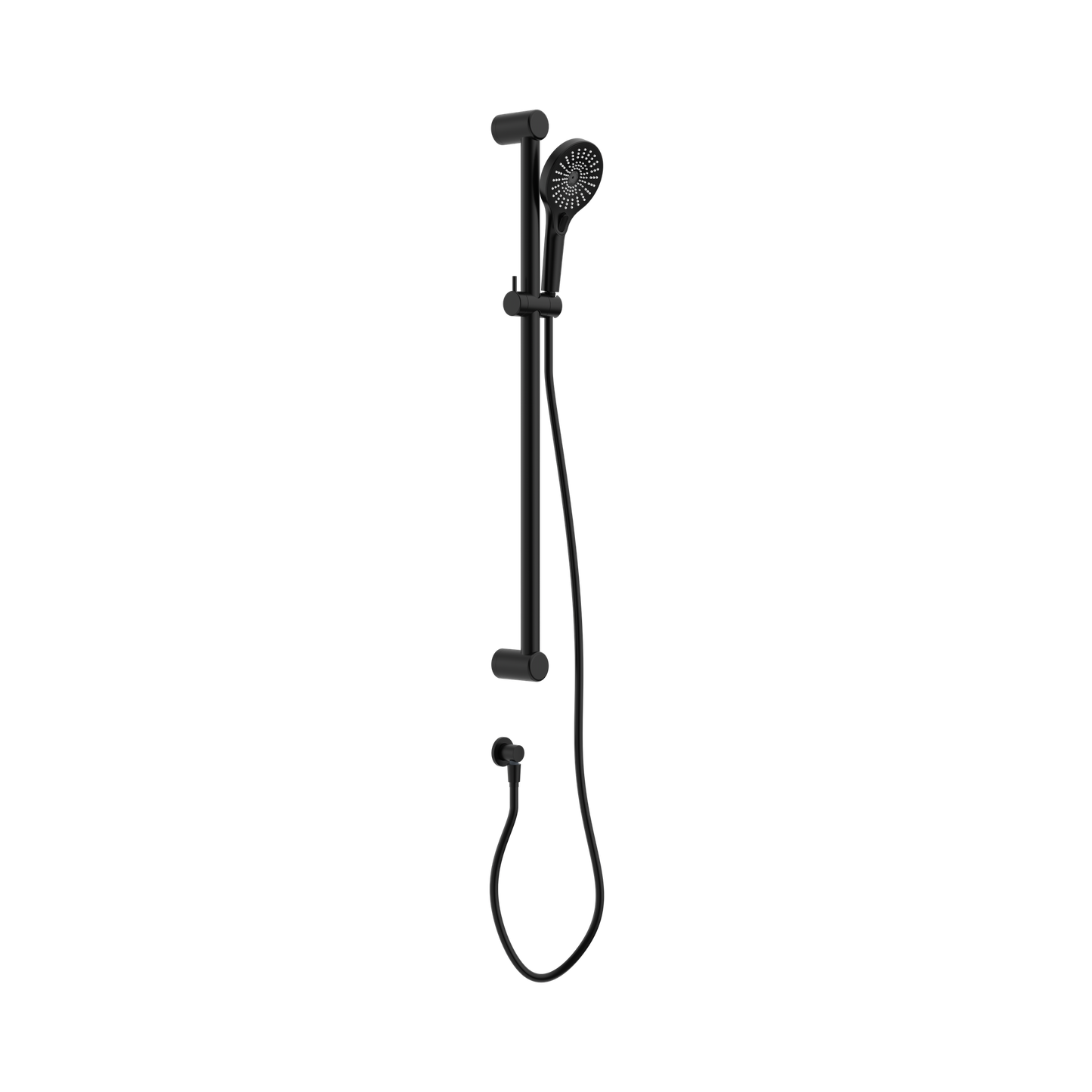Mecca Care 32mm Grab Rail And Adjustable Shower Rail Set 900mm Matte Black