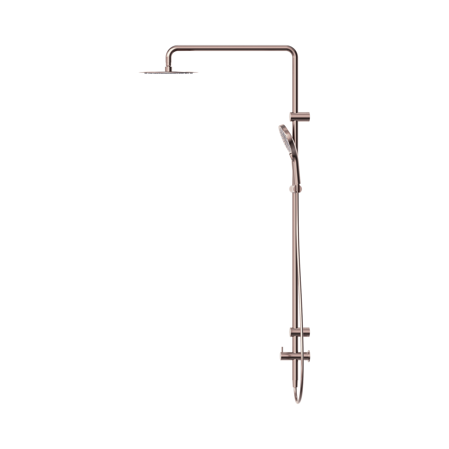 Mecca Care 25mm Grab Rail 900mm Twin Shower Set Brushed Bronze