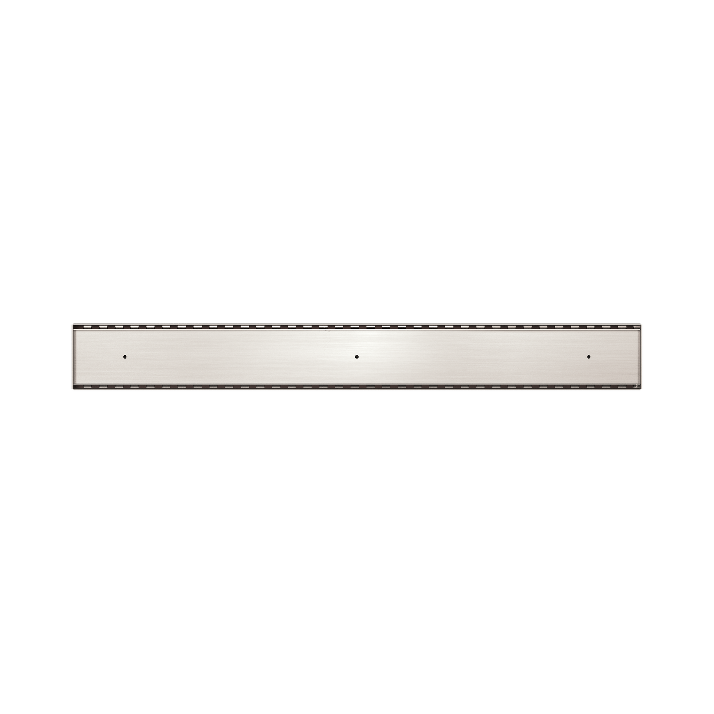 Tile Insert V Channel Floor Grate 80mm/89mm Outlet Without Outlet And Hole Saw Brushed Nickel