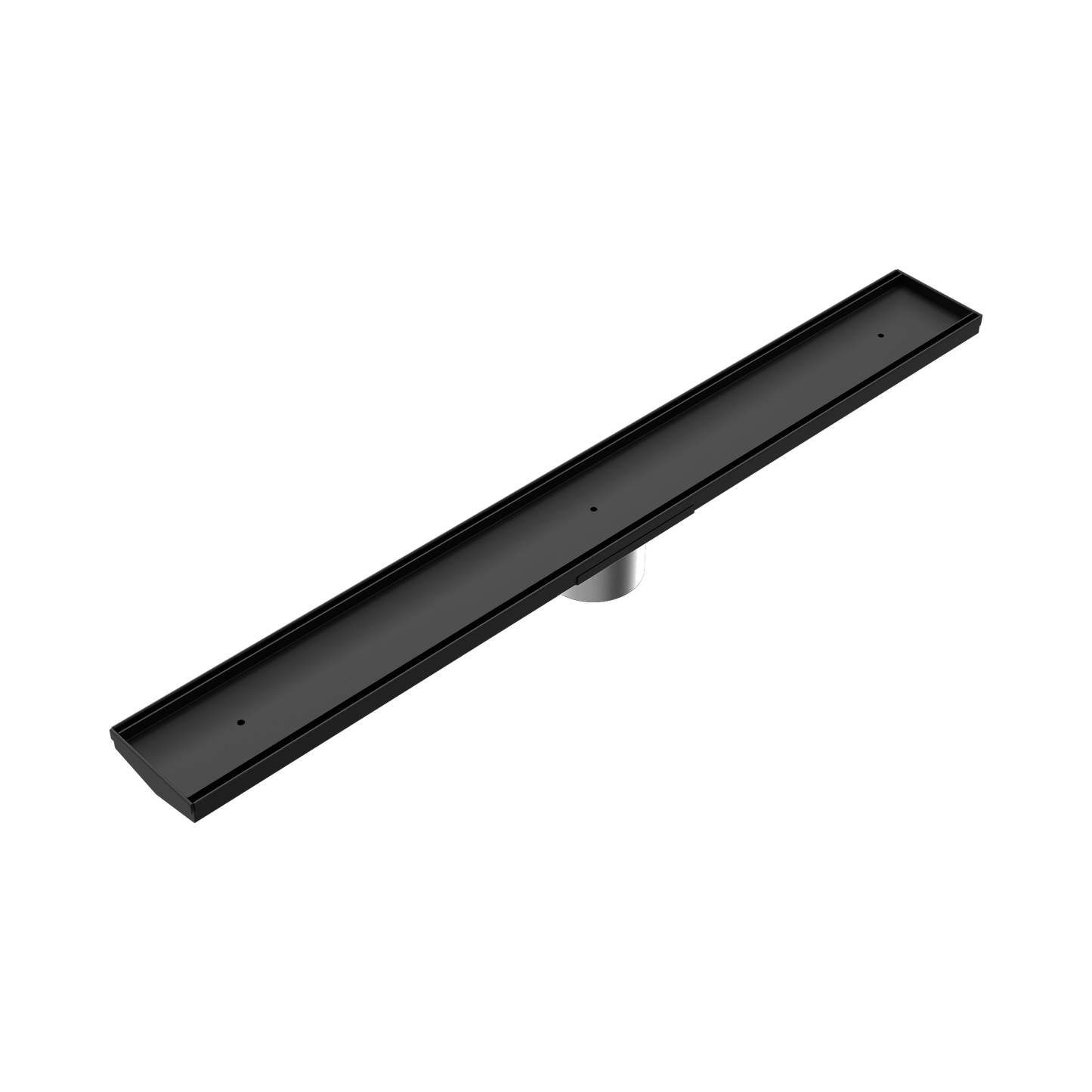 Tile Insert V Channel 900x106mm Floor Grate 80mm Outlet Matte Black