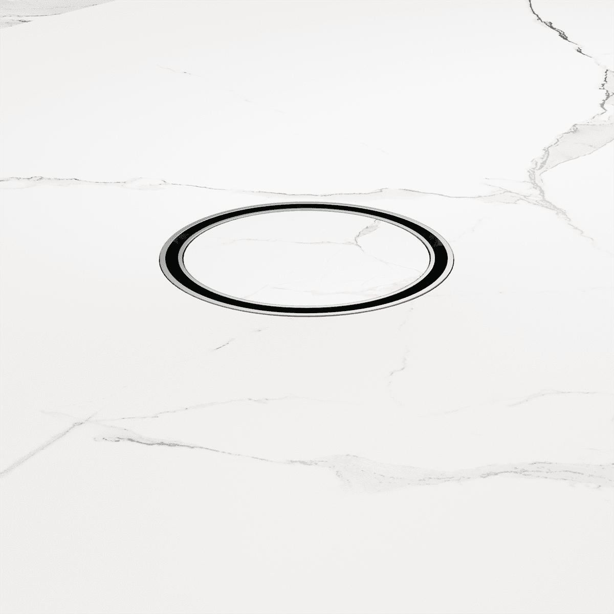 100MM Round Tile Insert Floor Waste 50MM Outlet - Reno Spares