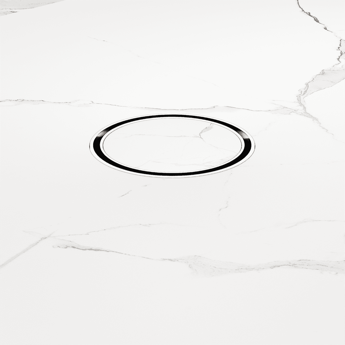 100MM Round Tile Insert Floor Waste 50MM Outlet - Reno Spares