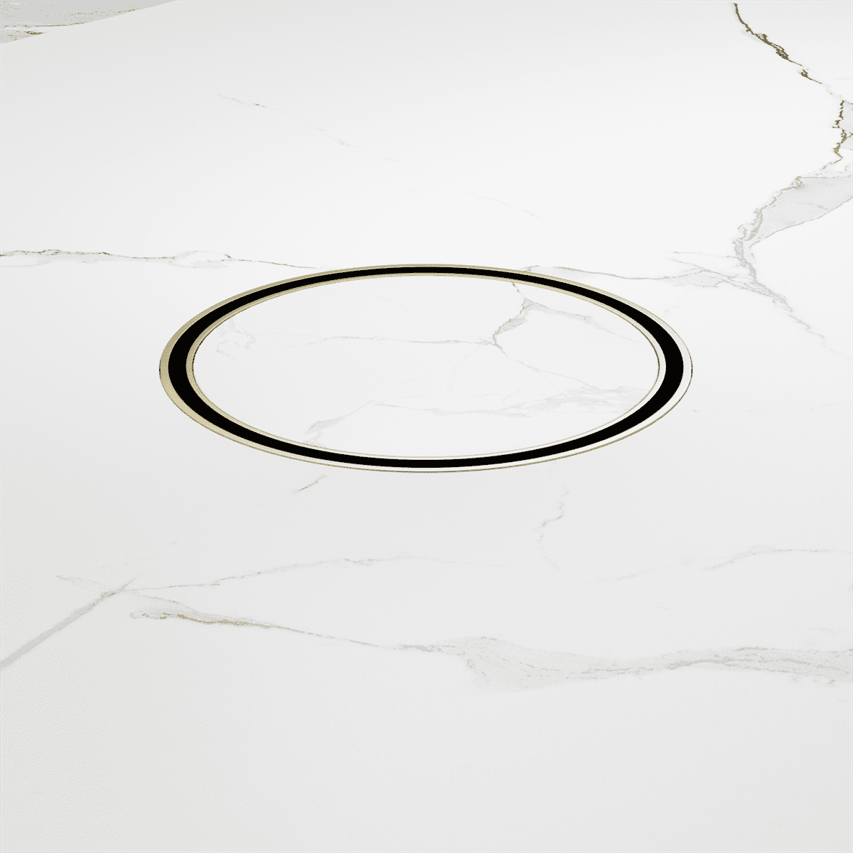 130MM Round Tile Insert Floor Waste 80MM Outlet - Reno Spares