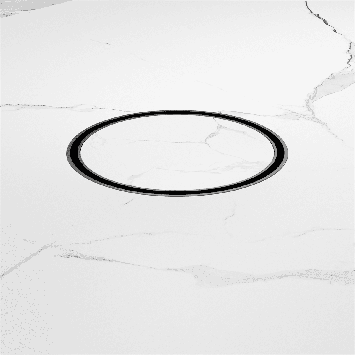 130MM Round Tile Insert Floor Waste 80MM Outlet - Reno Spares