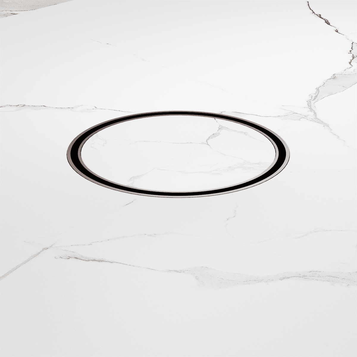 130MM Round Tile Insert Floor Waste 100MM Outlet - Reno Spares