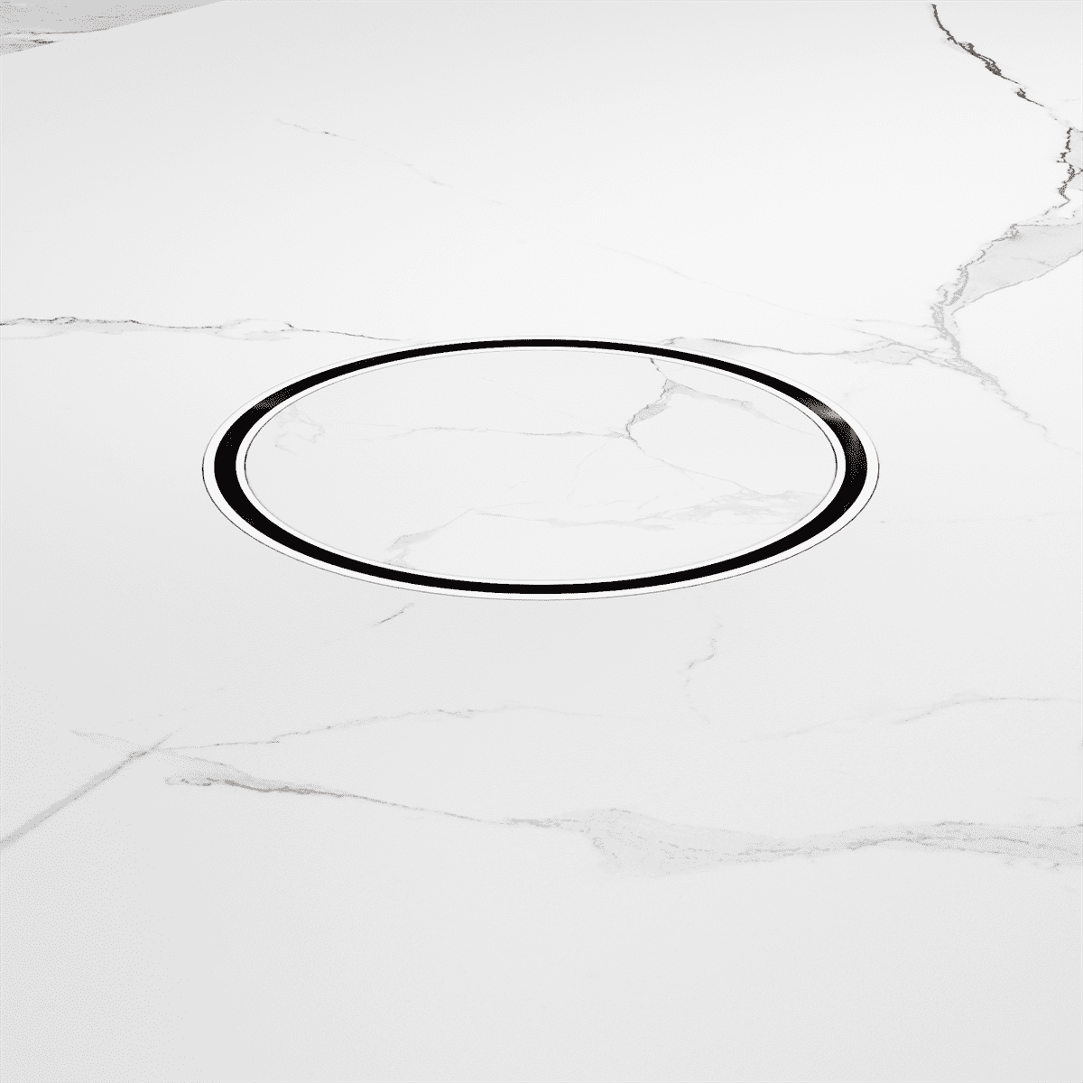 130MM Round Tile Insert Floor Waste 100MM Outlet - Reno Spares