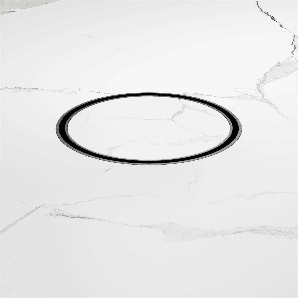130MM Round Tile Insert Floor Waste 100MM Outlet - Reno Spares
