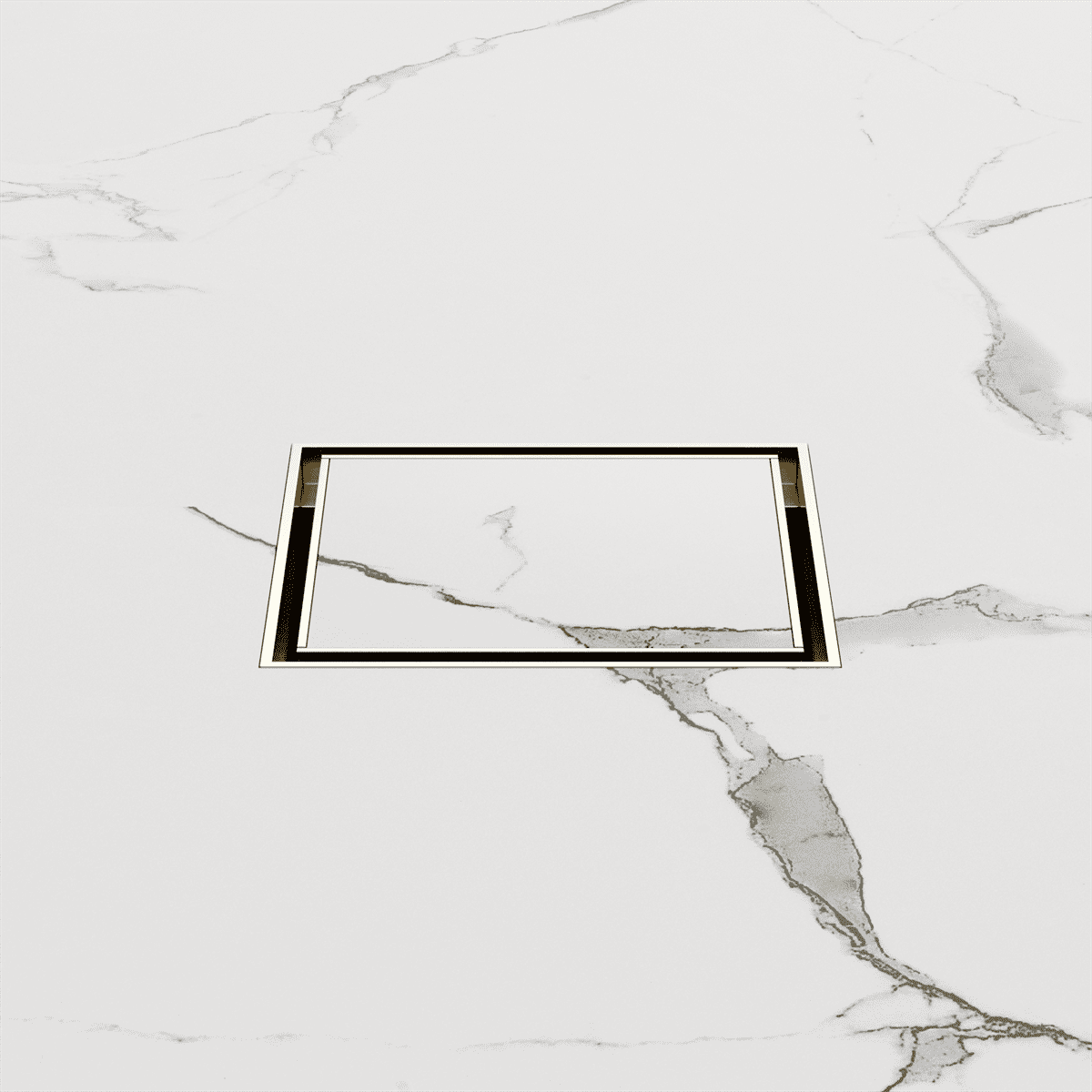 100MM Square Tile Insert Floor Waste 50MM Outlet - Reno Spares