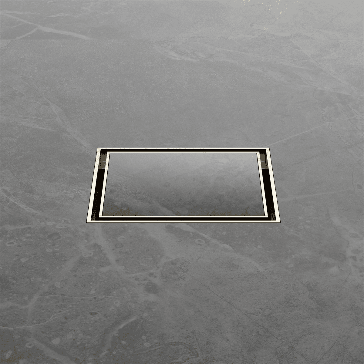 100MM Square Tile Insert Floor Waste 50MM Outlet - Reno Spares