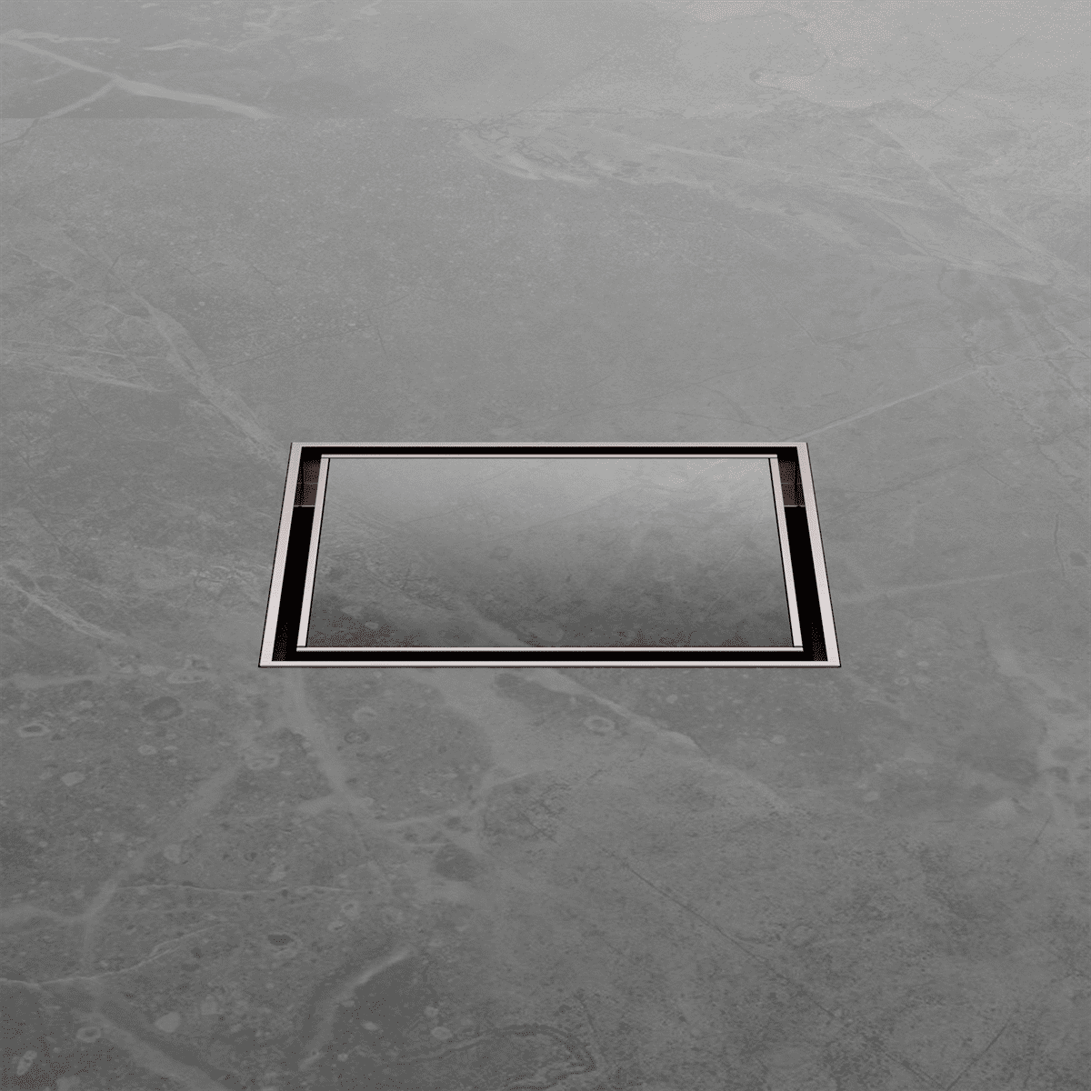 100MM Square Tile Insert Floor Waste 50MM Outlet - Reno Spares