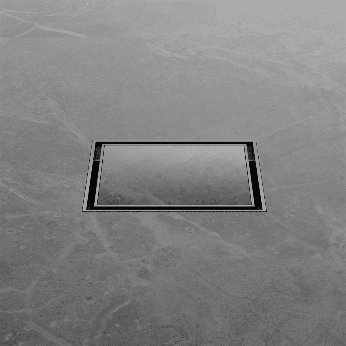 100MM Square Tile Insert Floor Waste 50MM Outlet - Reno Spares