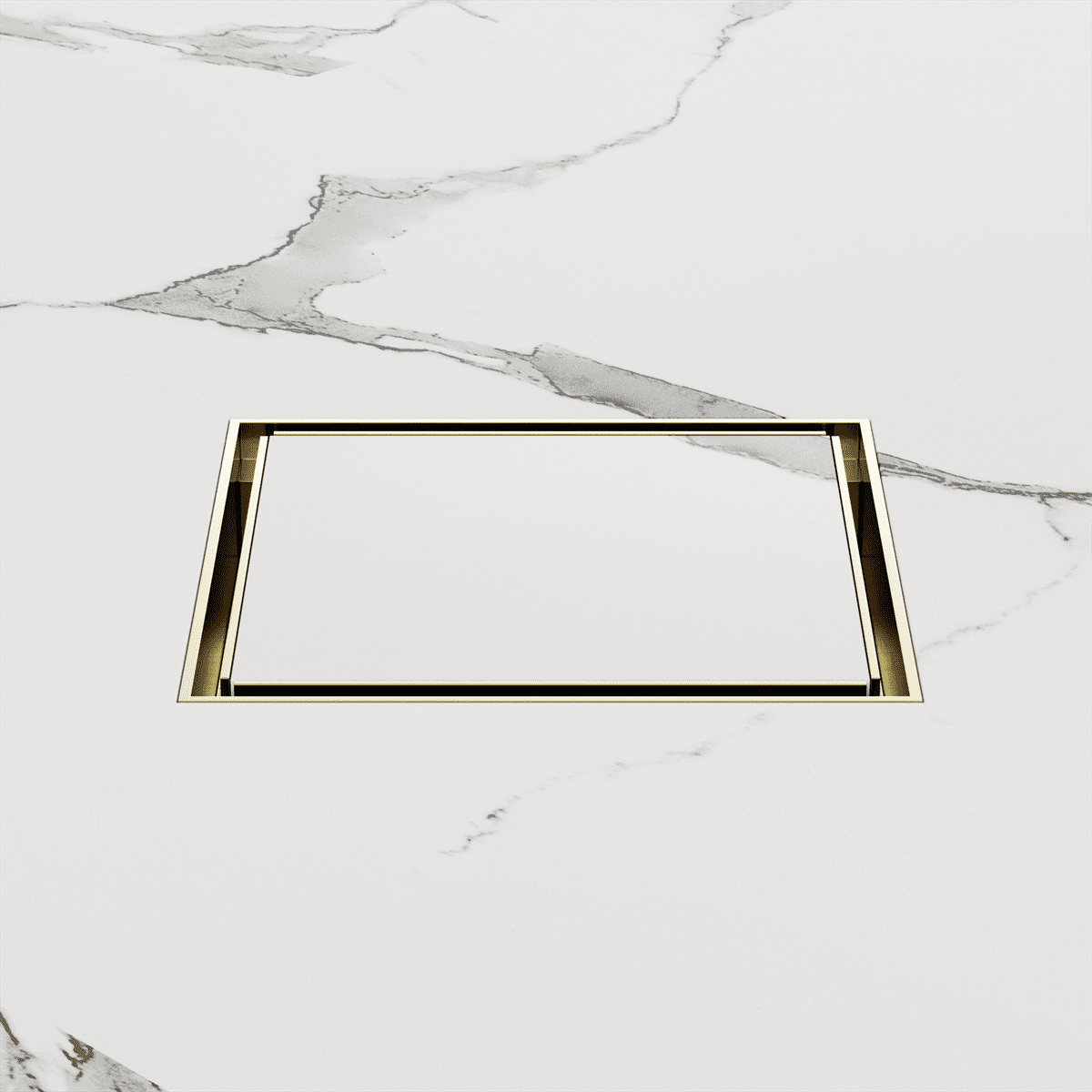 130MM Square Tile Insert Floor Waste 80MM Outlet - Reno Spares