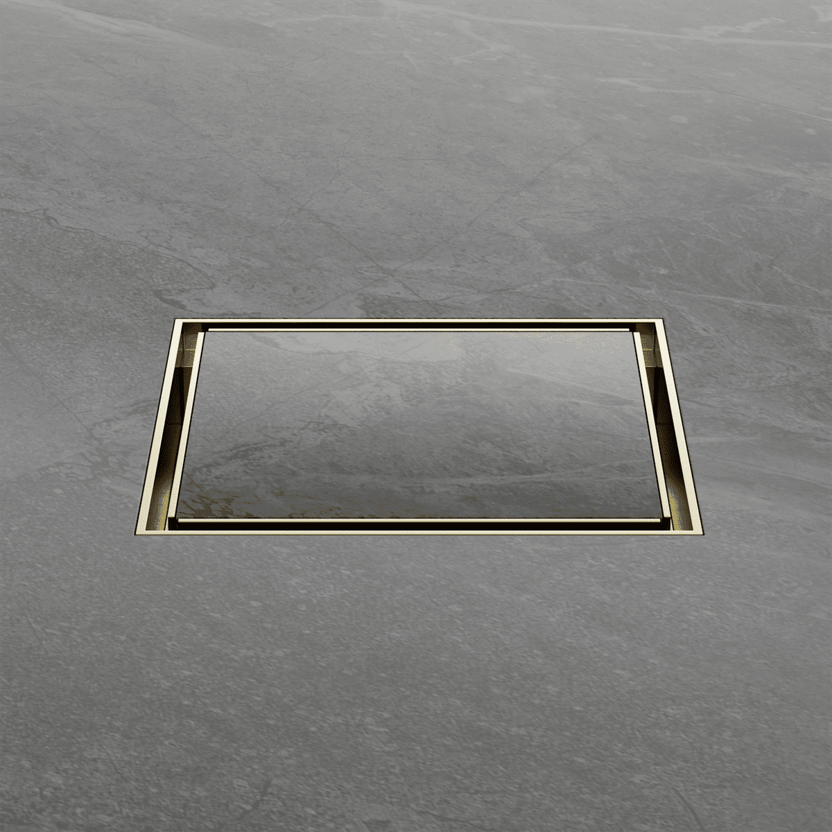 130MM Square Tile Insert Floor Waste 80MM Outlet - Reno Spares