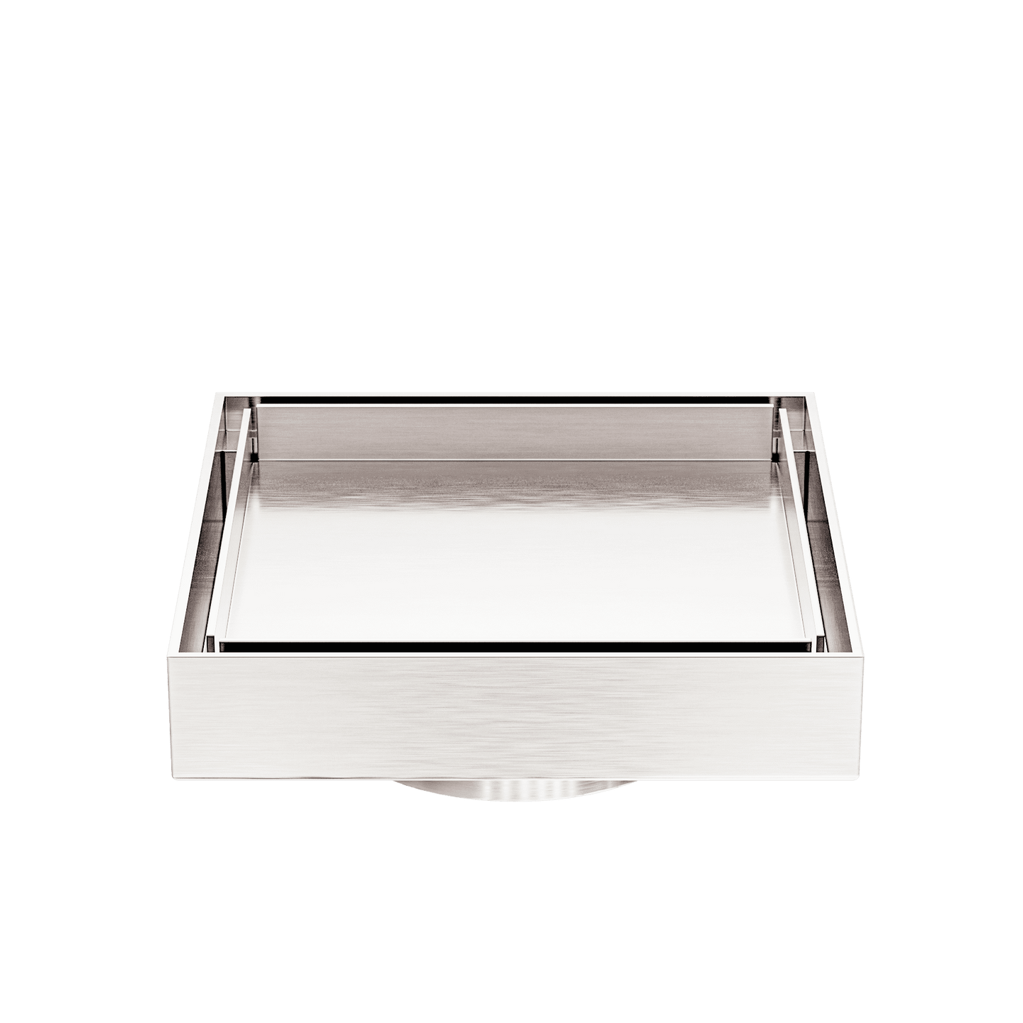 130MM Square Tile Insert Floor Waste 80MM Outlet - Reno Spares