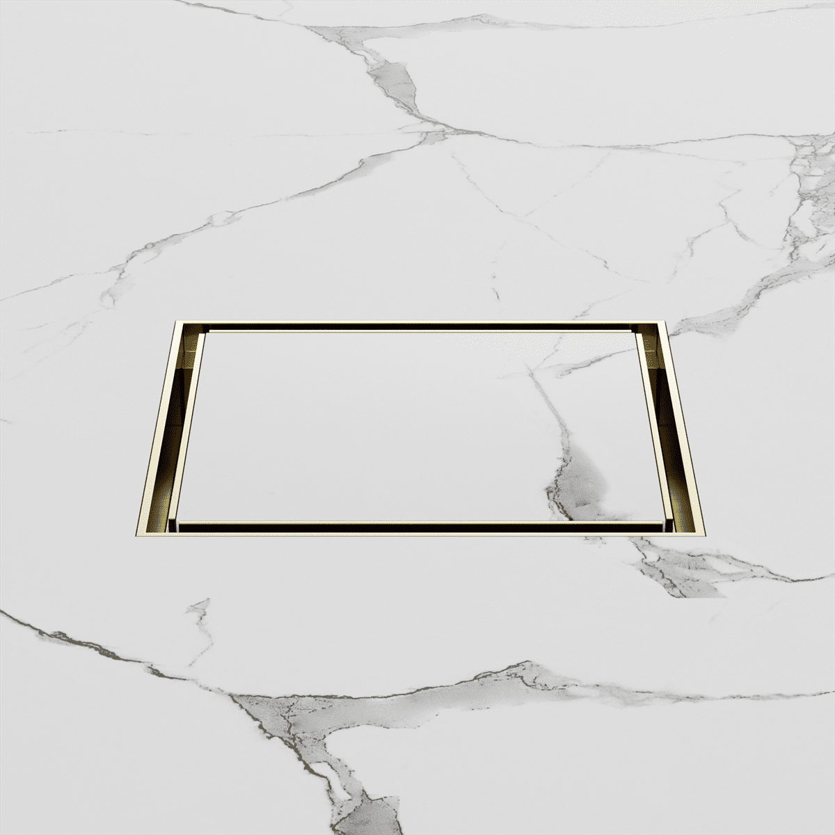 130MM Square Tile Insert Floor Waste 100MM Outlet - Reno Spares