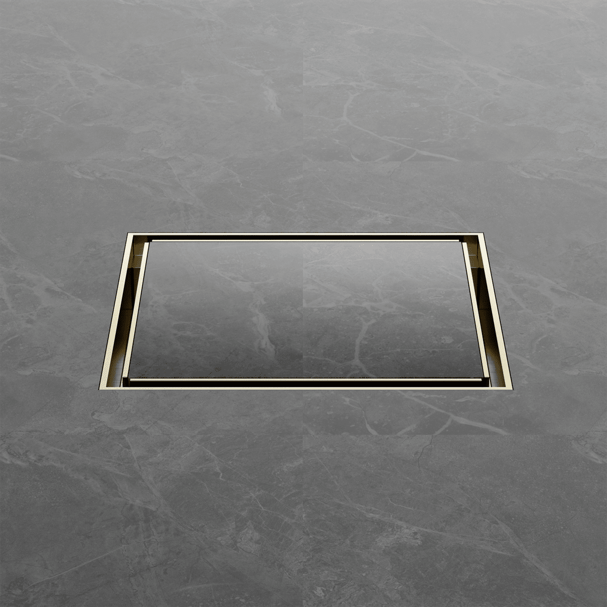 130MM Square Tile Insert Floor Waste 100MM Outlet - Reno Spares