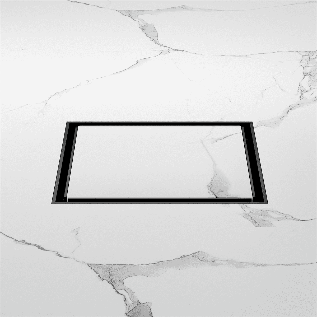 130MM Square Tile Insert Floor Waste 100MM Outlet - Reno Spares