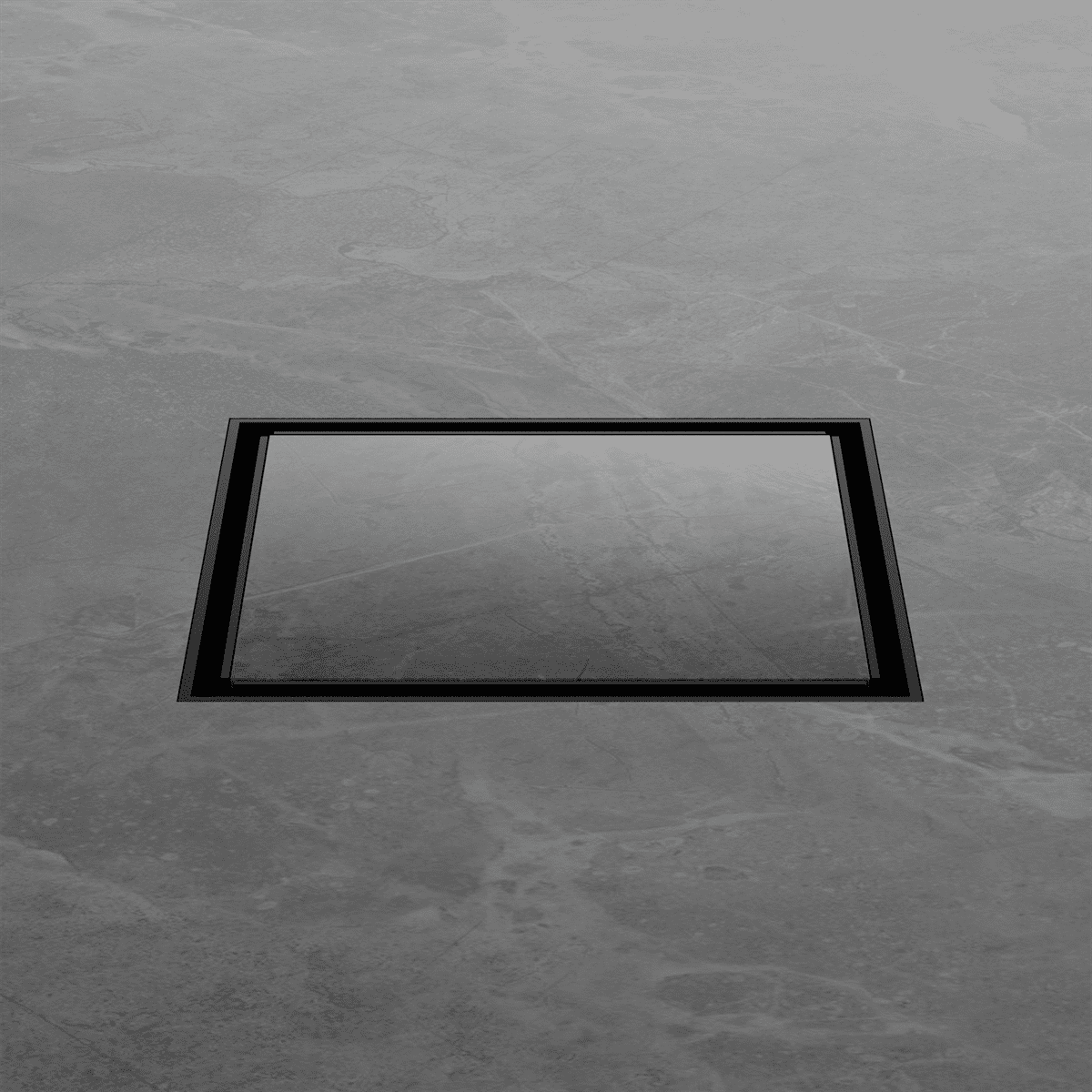130MM Square Tile Insert Floor Waste 100MM Outlet - Reno Spares