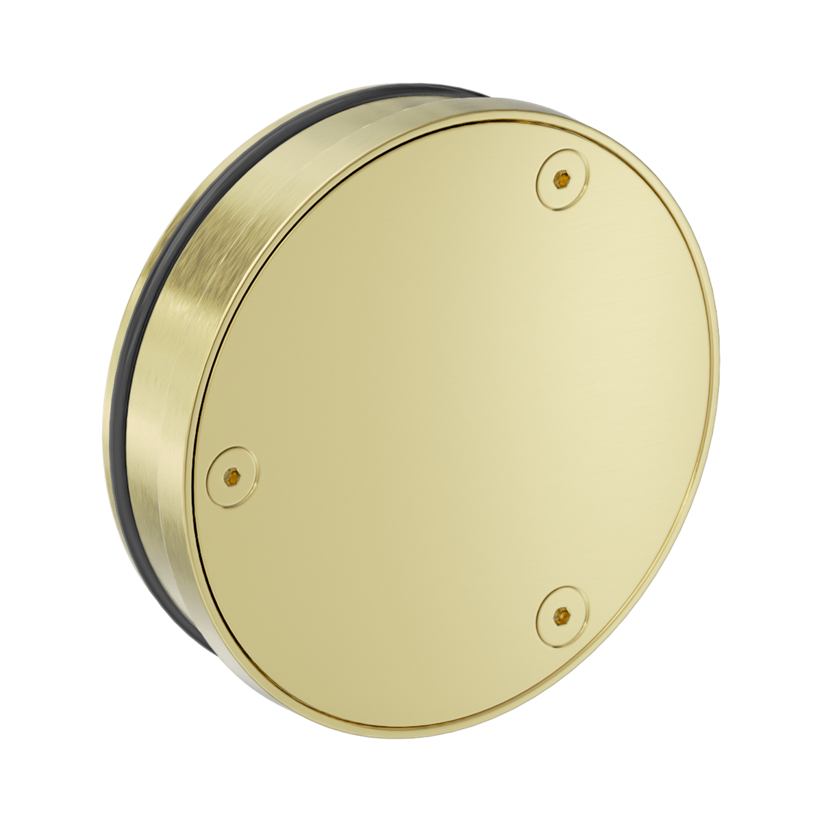 316L Stainless Round Clear Out 100mm Outlet Brushed Gold