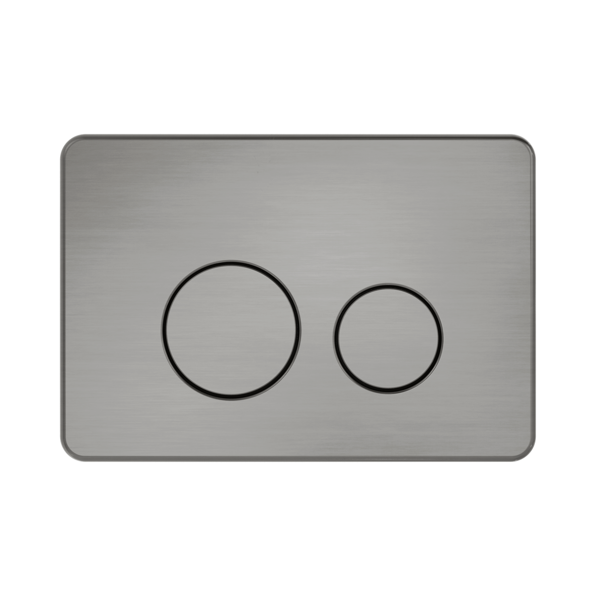 In Wall Toilet Push Plate Graphite