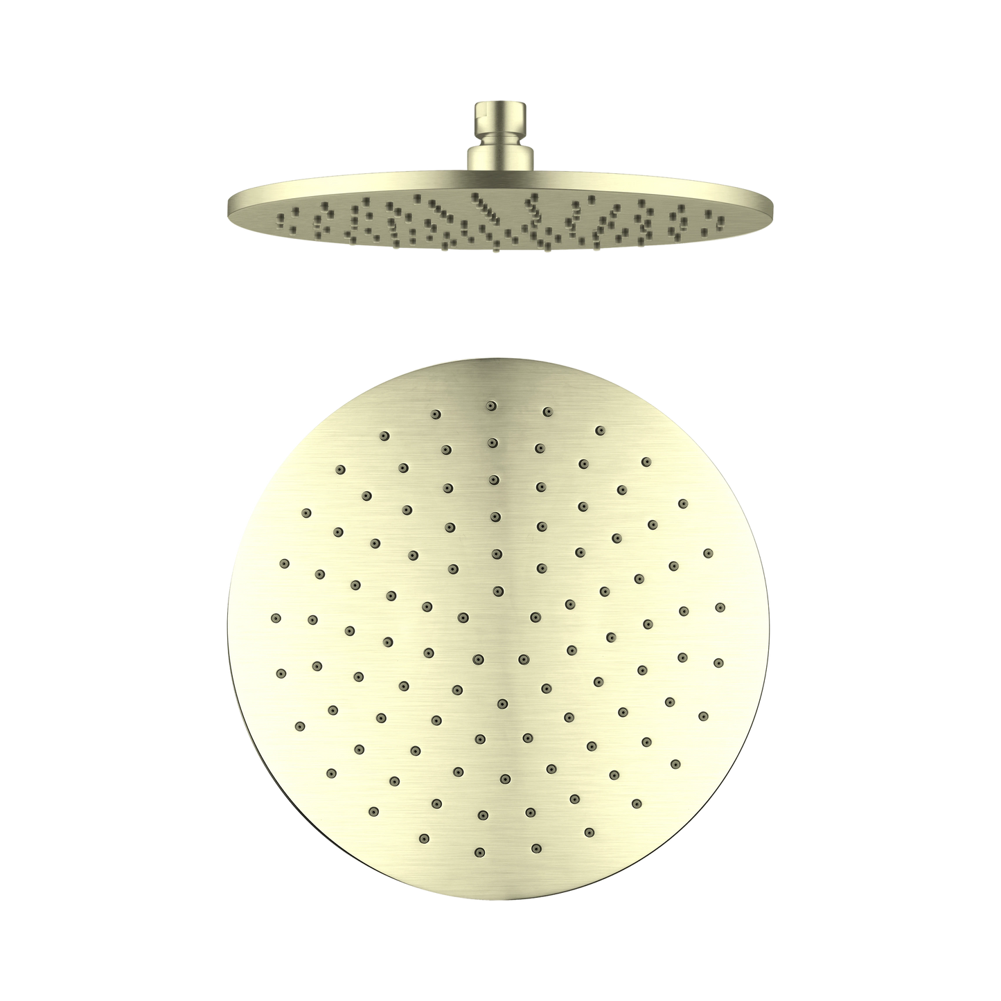 250mm Round Shower Head Brushed Gold