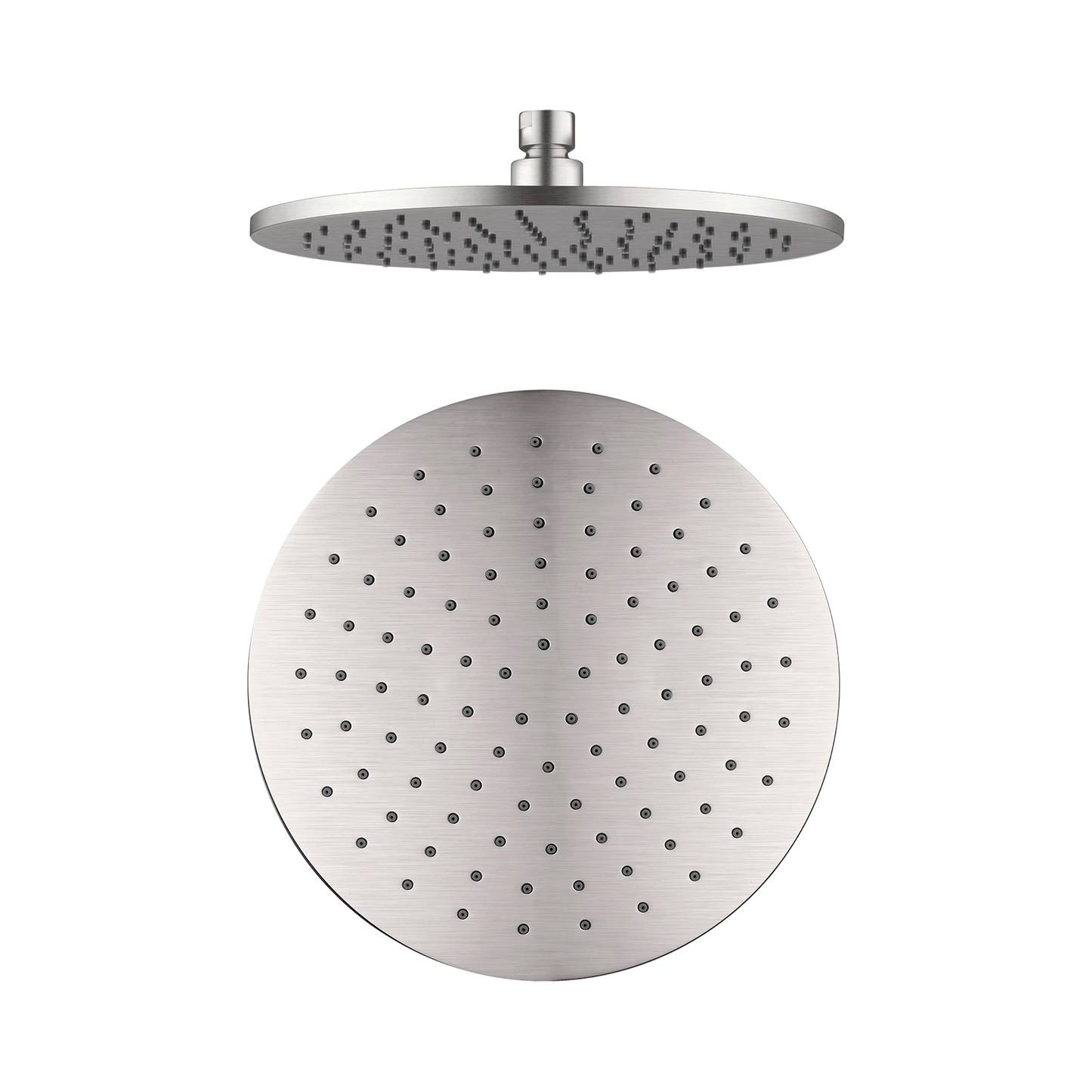 250mm Round Shower Head Brushed Nickel