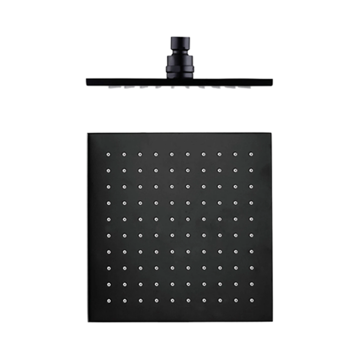 250mm Square Shower Head Matte Black